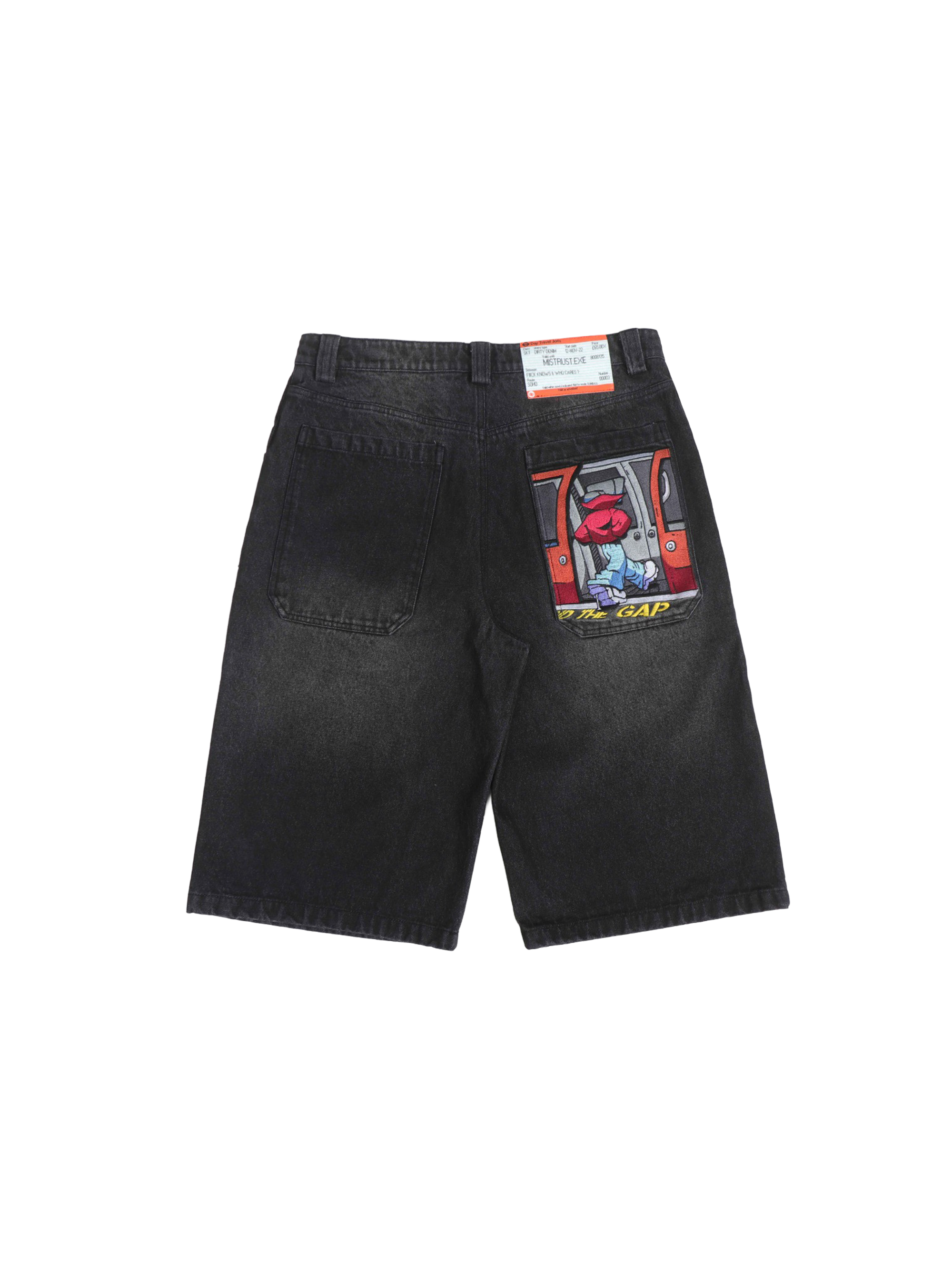 Day Travel Jorts - Black